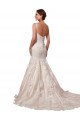 Chapel Train Ivory Sleeveless Mermaid Tulle & Lace Bridal Wedding Dress Birmingham