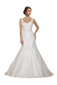 Chapel Train Ivory Cap Sleeves Mermaid Wedding Dress Birmingham