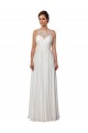 Sweep Train Ivory Sleeveless A-Line Boho Wedding Dress Birmingham