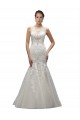 Sweep Train Ivory Sleeveless Mermaid Wedding Dress Birmingham