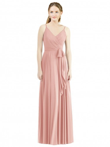 Long Bliss Pink Sleeveless A-Line Formal Dress / Bridesmaid Dress Birmingham