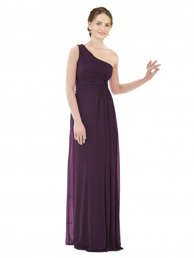 Long Grape Sleeveless A-Line Evening Dress / Bridesmaid Dress Birmingham