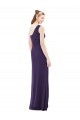 Long Grape Sleeveless A-Line Evening Dress / Bridesmaid Dress Birmingham