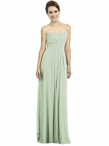 Long Sage Sleeveless A-Line Bridesmaid Dress Birmingham