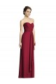 Long Burgundy Sleeveless A-Line Side Slit Formal Dress / Bridesmaid Dress Birmingham