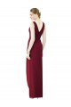 Long Frost Sleeveless Sheath V-Back Bridesmaid Dress / Evening Dress Birmingham