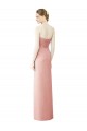 Long Bliss Pink Sleeveless A-Line High Low Bridesmaid Dress Birmingham