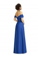 Long Royal Blue Cap Sleeves A-Line Semi Formal Evening Dress / Bridesmaid Dress Birmingham