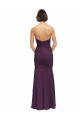 Long Grape Sleeveless Mermaid Bridesmaid Dress Birmingham