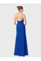 Long Burgundy Sleeveless Mermaid Soft Chiffon Bridesmaid Dress Birmingham