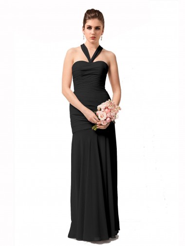 Long Black Sleeveless Mermaid Bridesmaid Dress / Evening Dress Birmingham