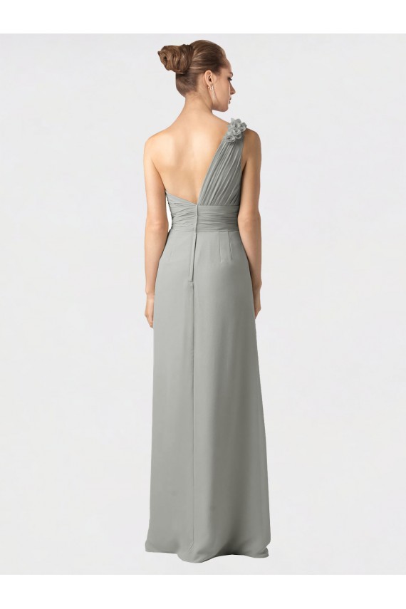 Long Black Sleeveless A-Line High Side Slit Bridesmaid Dress / Formal Dress Birmingham