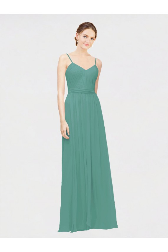 Long Icelandic Silver Sleeveless A-Line Bridesmaid Dress / Evening Dress Birmingham
