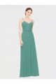 Long Icelandic Silver Sleeveless A-Line Bridesmaid Dress / Evening Dress Birmingham