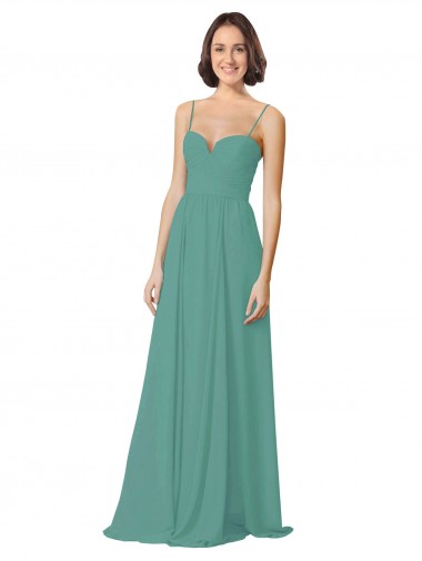 Long Icelandic Silver Sleeveless A-Line Bridesmaid Dress Birmingham