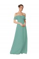 Long Seaside Flutter Sleeves A-Line Bridesmaid Dress Birmingham