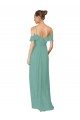 Long Seaside Flutter Sleeves A-Line Bridesmaid Dress Birmingham