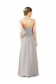Long Oyster Silver Sleeveless A-Line Bridesmaid Dress Birmingham