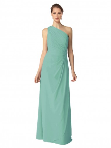 Long Jade Sleeveless A-Line Bridesmaid Dress Birmingham