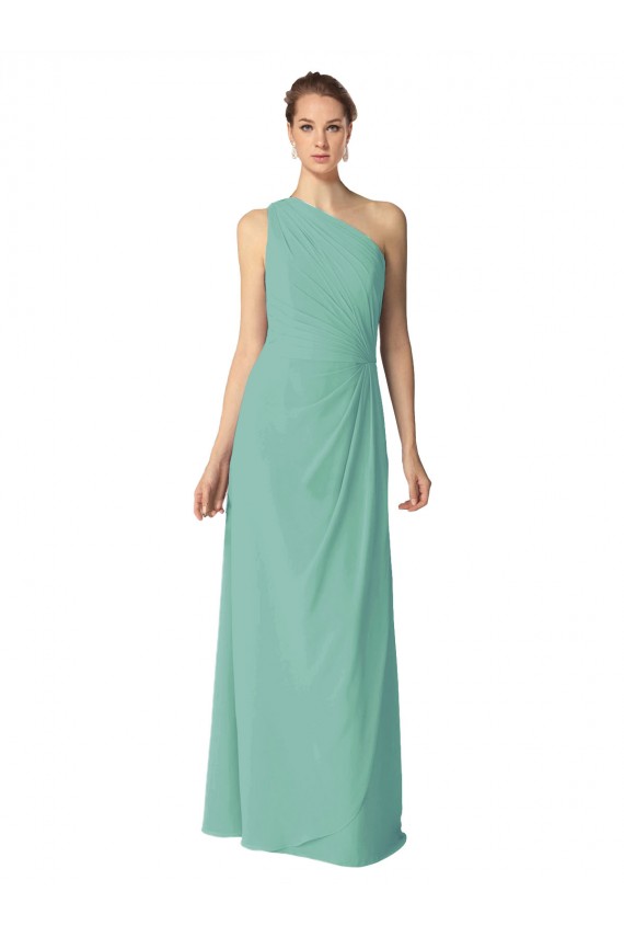 Long Jade Sleeveless A-Line Bridesmaid Dress Birmingham