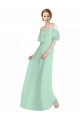 Long Mint Green Sleeveless A-Line Bridesmaid Dress Birmingham