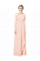 Long Sleeveless A-Line V-Back Wedding Party Dress Birmingham