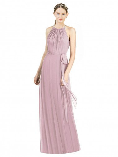 Long Primrose Sleeveless A-Line Bridesmaid Dress Birmingham