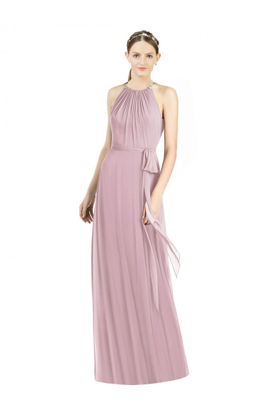 Long Primrose Sleeveless A-Line Bridesmaid Dress Birmingham