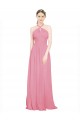 Long Skin Pink Sleeveless A-Line Bridesmaid Dress / Evening Dress Birmingham