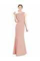 Long Bliss Pink Sleeveless Mermaid Bridesmaid Dress Birmingham