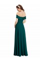 Long Hunter Cap Sleeves A-Line Bridesmaid Dress Birmingham