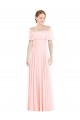 Long Pink Sleeveless A-Line Soft Chiffon Formal Bridesmaid Dress Birmingham