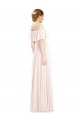 Long Pink Sleeveless A-Line Soft Chiffon Formal Bridesmaid Dress Birmingham