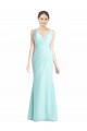 Long Waterfall Sleeveless Mermaid Bridesmaid Dress Birmingham