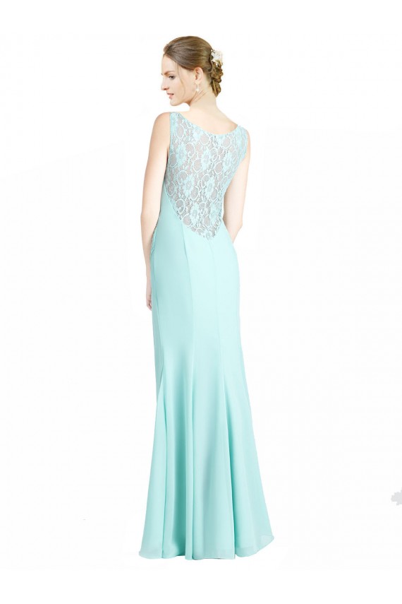 Long Waterfall Sleeveless Mermaid Bridesmaid Dress Birmingham