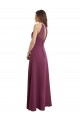 Long Sleeveless A-Line Keyhole Back Bridesmaid Dress / Evening Gowns Birmingham