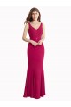 Long Red Sleeveless Mermaid V-Back Prom Dress / Bridesmaid Dress Birmingham