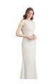 Long Sleeveless Mermaid V-Back Bridesmaid Dress Birmingham