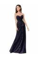 Long Dark Navy Sleeveless Sheath Bridesmaid Dress Birmingham