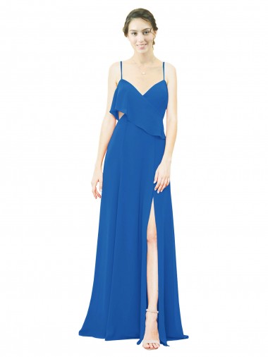Long Royalty Sleeveless A-Line Bridesmaid Dress Birmingham