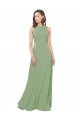 Long Seagrass Sleeveless A-Line Bridesmaid Dress Birmingham