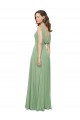 Long Seagrass Sleeveless A-Line Bridesmaid Dress Birmingham
