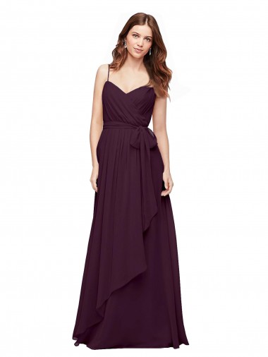 Long Grape Sleeveless A-Line Bridesmaid Dress / Formal Dress Birmingham