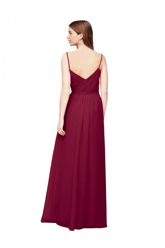 Long Grape Sleeveless A-Line Bridesmaid Dress / Formal Dress Birmingham