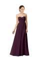 Long Grape Sleeveless A-Line Chiffon Bridesmaid Dress / Evening Dress Birmingham