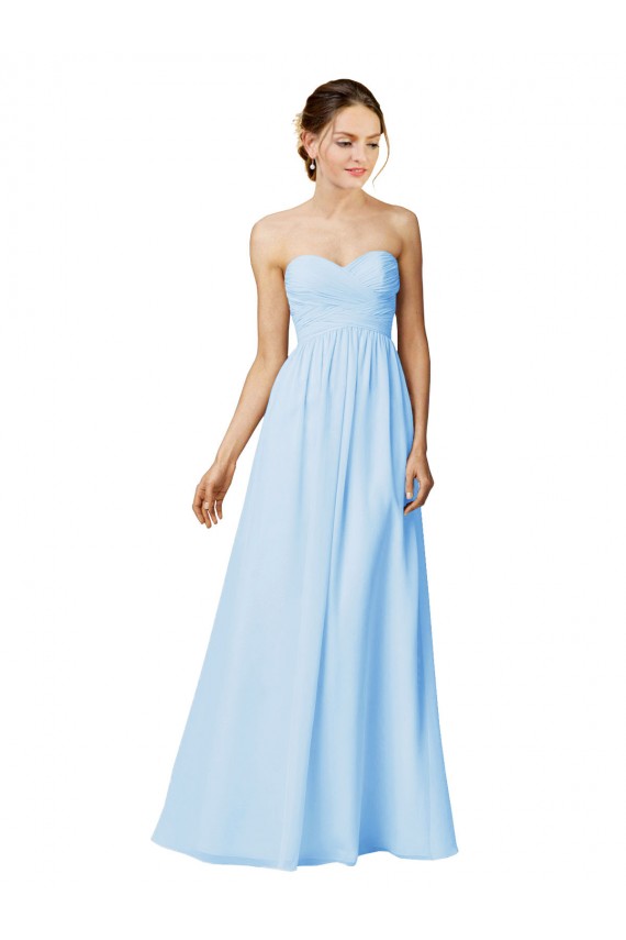 Long Grape Sleeveless A-Line Chiffon Bridesmaid Dress / Evening Dress Birmingham