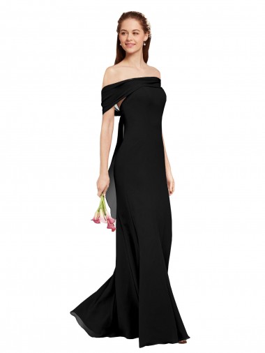 Long Black Sleeveless Mermaid Prom Dress / Bridesmaid Dress Birmingham