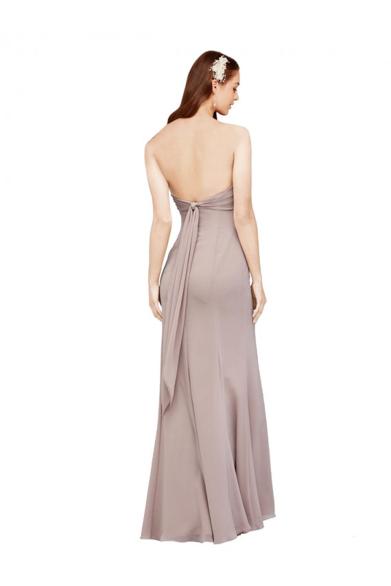 Long Black Sleeveless Mermaid Prom Dress / Bridesmaid Dress Birmingham