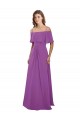 Long Dahlia Flutter Sleeves A-Line Bridesmaid Dress Birmingham