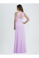 Long Lilac Sleeveless A-Line Keyhole Back Bridesmaid Dress / Formal Dress Birmingham